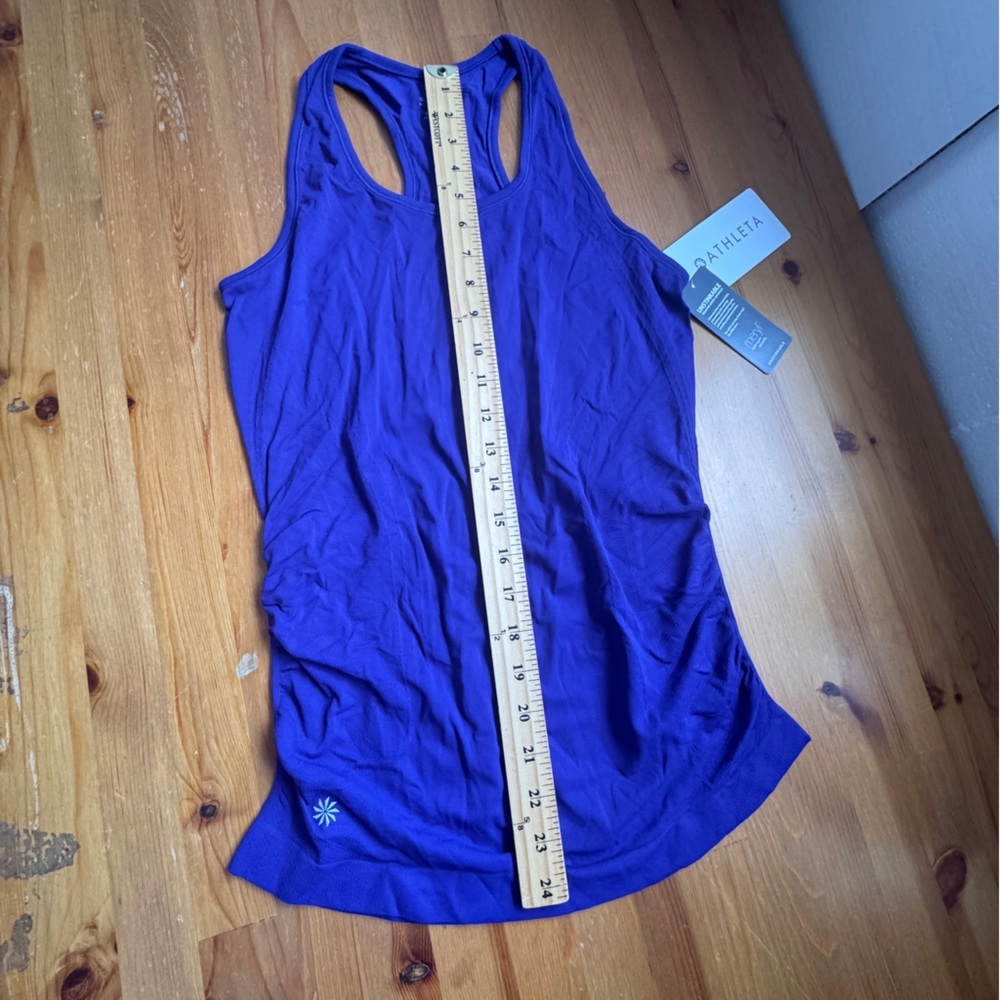 Athleta speedlight purple racer back tank top NWT size Xs - Picture 13 of 16